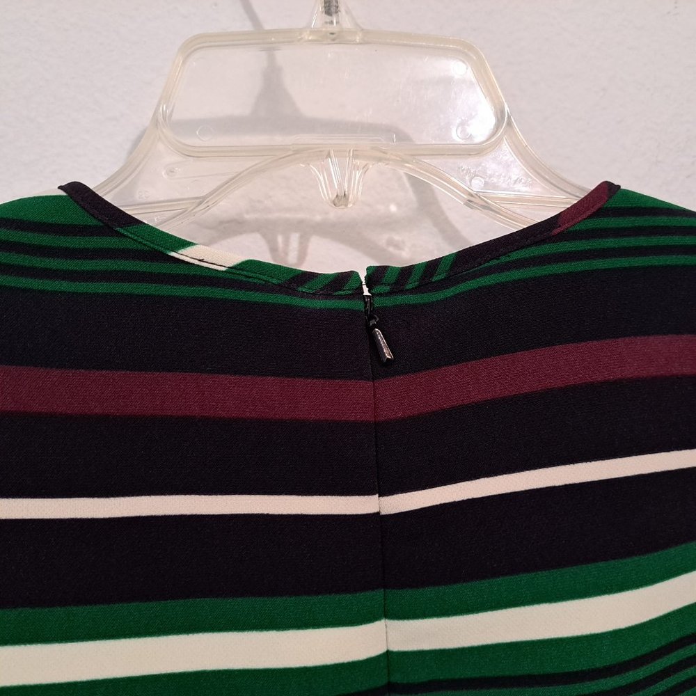 Michael Kors Dress Multicolor Striped Short Sleeve Size 6 Great Condition - Picture 4 of 10